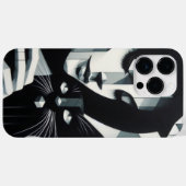 Graffiti Cat Lady Case-Mate iPhone Hülle (Rückseite (Horizontal))