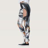 Graffiti Cat Lady Leggings (Links)