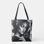 Graffiti Cat Lady Tasche (Rückseite)