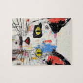 Graffiti Cat Urban Cool Feline Puzzle (Horizontal)