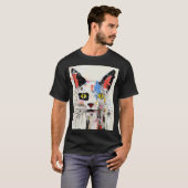 Graffiti Cat Urban Cool Feline T-Shirt (Vorne ganz)