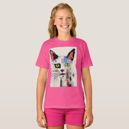 Graffiti Cat Urban Cool Feline T-Shirt