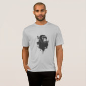Graffiti Chimpanzee Street Art Animal Portrait Urb T-Shirt (Vorne ganz)