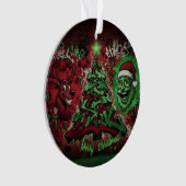 Graffiti Christmas Acrylic Ornament (Vorderseite)