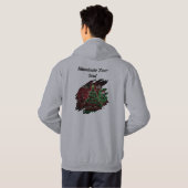 Graffiti Christmas Adult Hoodie (Schwarz voll)