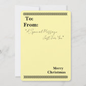 Graffiti Christmas Card 5x7 Matte Feiertagskarte (Rückseite)