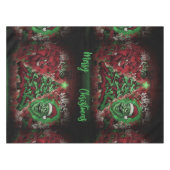 Graffiti Christmas Cotton Tablecloth 52x70 Tischdecke (Vorderseite (Horizontal))