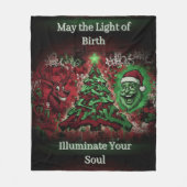 Graffiti Christmas Fleece Blanket 50x60 (Vorderseite)