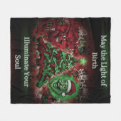 Graffiti Christmas Fleece Blanket 50x60 (Vorderseite (Horizontal))