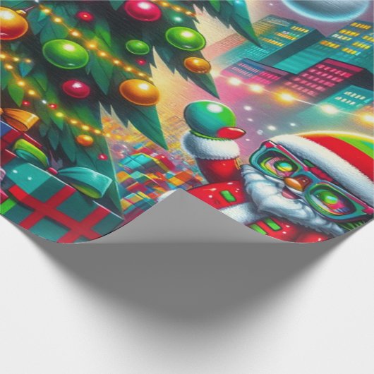 Graffiti Christmas Geschenkpapier (Ecke)