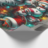 Graffiti Christmas Geschenkpapier (Ecke)