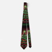 Graffiti Christmas Silk-Feel Tie Krawatte (Vorderseite)