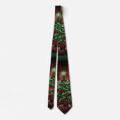 Graffiti Christmas Silk-Feel Tie Krawatte (Rückseite)