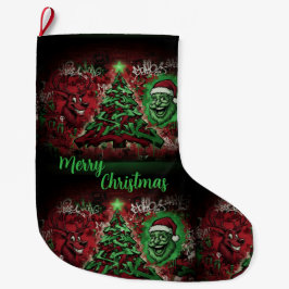 	Graffiti Christmas Stocking 12x20 Großer Weihnachtsstrumpf