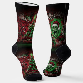 Graffiti Christmas Sustainable Premium Socks Socken