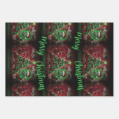 Graffiti Christmas Wrapping Paper Set x 3 Geschenkpapier Set (Vorderseite 2)