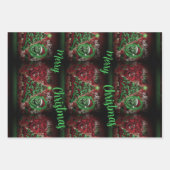 Graffiti Christmas Wrapping Paper Set x 3 Geschenkpapier Set (Vorderseite)
