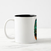 Graffiti Classic Car Mug Zweifarbige Tasse (Links)