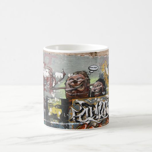 Graffiti Classic White Tasse (Mittel)