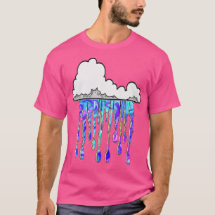 Graffiti Cloud Lila Art by LowEndGraphics 1 T-Shirt