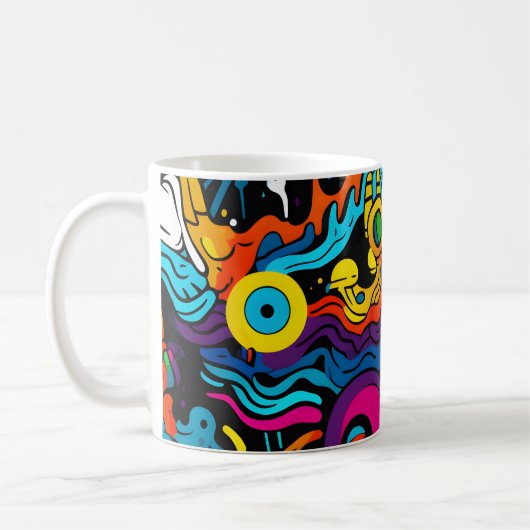 Graffiti Coffee Tasse (Links)