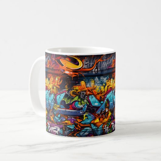 Graffiti Coffee Tasse (Vorderseite Links)