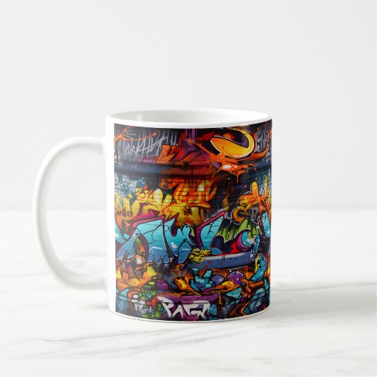 Graffiti Coffee Tasse (Links)