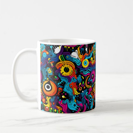 Graffiti Coffee Tasse (Links)