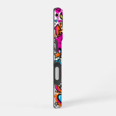 Graffiti Collage Pattern Phone Case iPhone 16 Hülle (Rechte Seite)