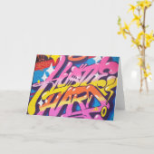 Graffiti Collection #3 Karte (Gelbe Blume)