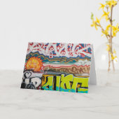 Graffiti Collection #6 Karte (Gelbe Blume)