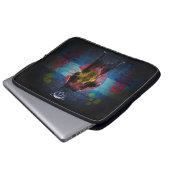Graffiti Colorado Flag mit Laptop-Ärmel Laptopschutzhülle (Vorne Knopf)