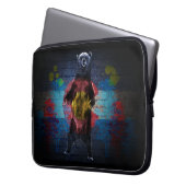 Graffiti Colorado Flag mit Laptop-Ärmel Laptopschutzhülle (Vorderseite Links)