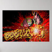 Graffiti, Comic, Superheld Poster (Vorne)