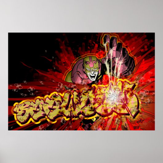 Graffiti, Comic, Superheld Poster (Vorne)