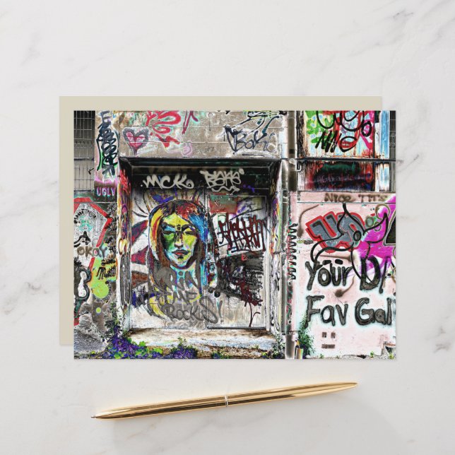 Graffiti Cool Decorative Urban Street Grunge Art (Vorderseite/Rückseite Beispiel)