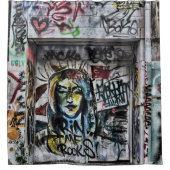 Graffiti Cool Modern Urban Street Art Duschvorhang (Vorderseite)