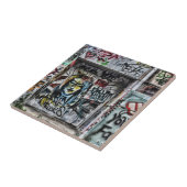 Graffiti Cool Modern Urban Street Art Fliese (Seite)