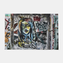 Graffiti Cool Modern Urban Street Art Fußmatte