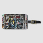 Graffiti Cool Modern Urban Street Art Gepäckanhänger (Vorderseite (Horizontal))