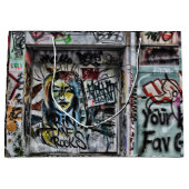 Graffiti Cool Modern Urban Street Art Große Geschenktüte (Vorderseite)