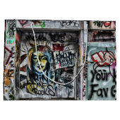 Graffiti Cool Modern Urban Street Art Große Geschenktüte (Rückseite)