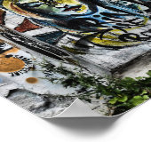 Graffiti Cool Modern Urban Street Art Poster (Ecke)