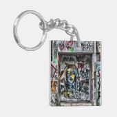 Graffiti Cool Modern Urban Street Art Schlüsselanhänger (Vorderseite links)