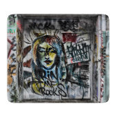 Graffiti Cool Modern Urban Street Art Schneidebrett (Vorderseite)