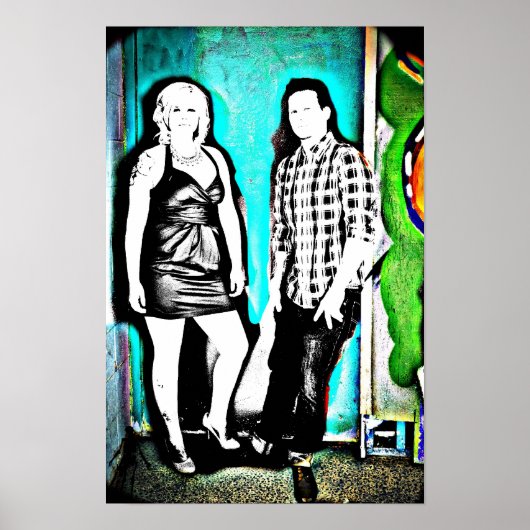 Graffiti Couple Poster (Vorne)
