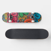 Graffiti Covered Urban Wall Unisex Skateboard (Horizontal)