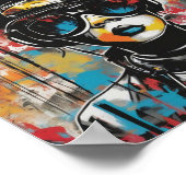 Graffiti Creative Colorful Wall Poster (Ecke)