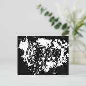 Graffiti Creep Feiertagspostkarte (Stehend Vorderseite)