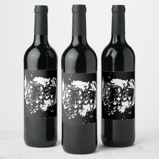 Graffiti Creep Weinetikett (Flaschen)